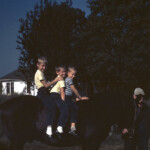 Great Grandpa looks excited to be posing for another picture.