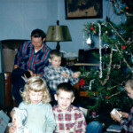 1961, Christmas at Grandma and Grandpa Crum's.