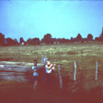 June 1961. David and Joe. Shooting at cows? Maybe.