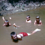 GrandkidsAtCreekJuly28_1963