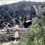 Grandma at Bernheim Forest, Ky. July 1961