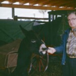 GrandpaAtIndianRiverJan6_1963_002 still messing with the Donkey :)