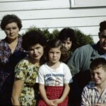Another pic of the McConnell family in November 1961. The lady and girl in the back must have been relatives; I don't recall their names.