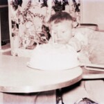 Joe's first birthday. Jan 12, 1954. I think.