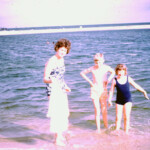 JoyceJoePat BayfrontPark Dec28_1966 Yes, even at Christmas we still wanted to get in the ocean. But not very far in the ocean.