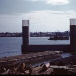 Kennedy Bridge over the Ohio River (under construction), Nov 1961