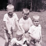 ca 1958 - Joe, David, Mark, and Pat Crum