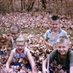 KidsSept1963_2 Mark, Pat, David, and me (Joe)