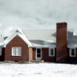 Our new house, December 25, 1961.