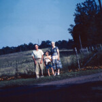 David with Grandpa and Grandma Crum, July 1961