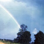 A rainbow near Bloomington, Indiana, July 1961