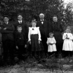 About 1903. This was the Prather family when my Grandma Crum was only about 3 years old. She's the little one.